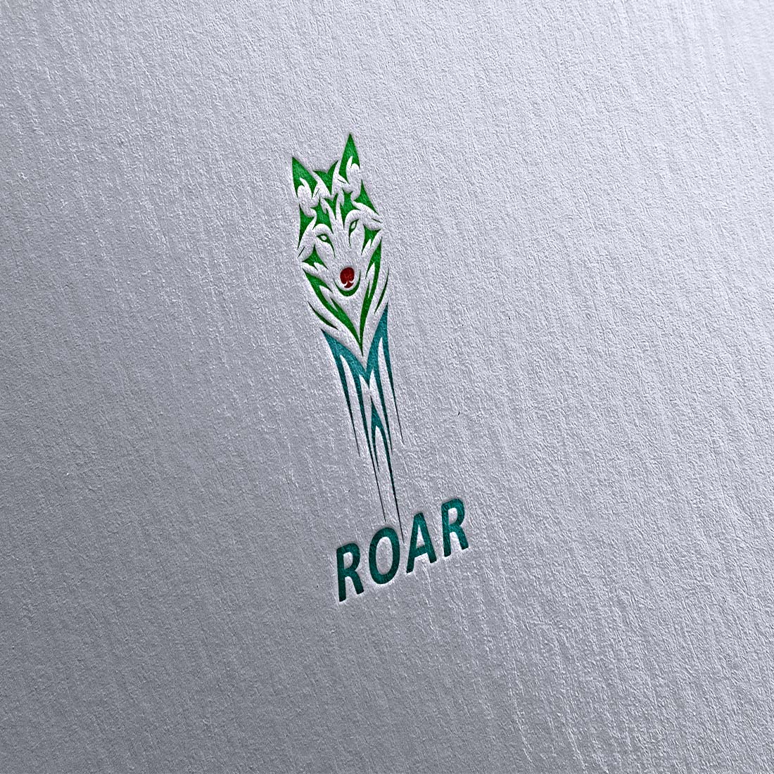 free texture paper pressed logo mockuphhhhhh 767