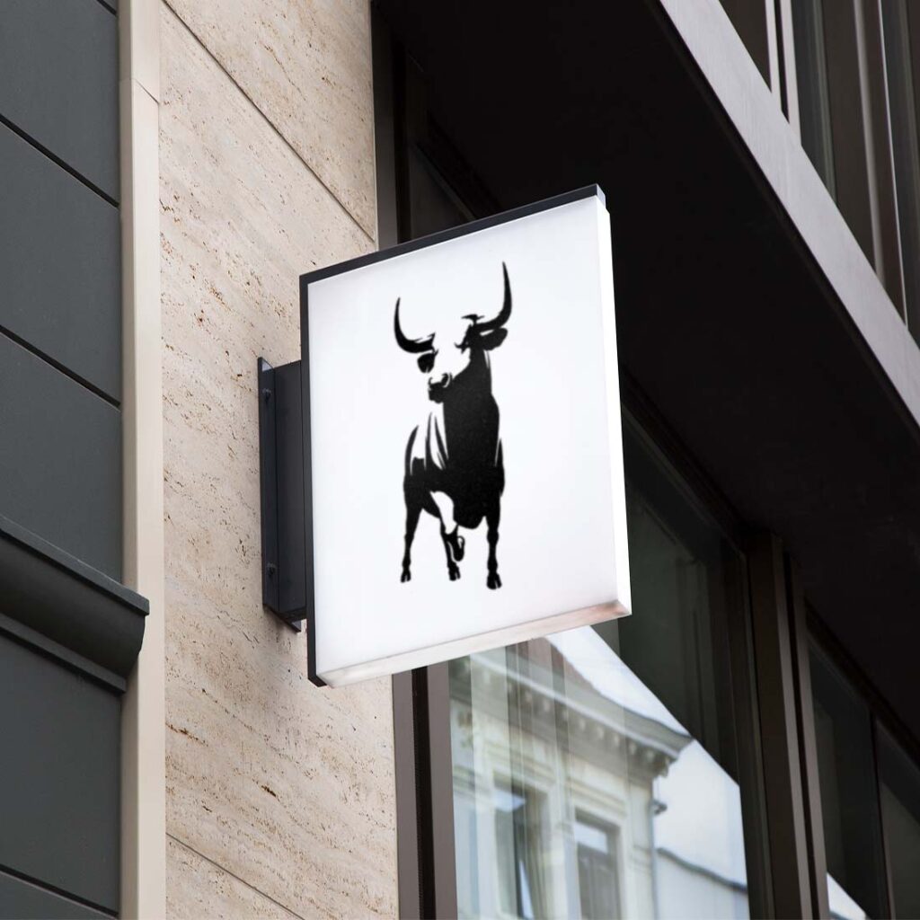 Buffolo Brother Sign a logo of buffalo - MasterBundles