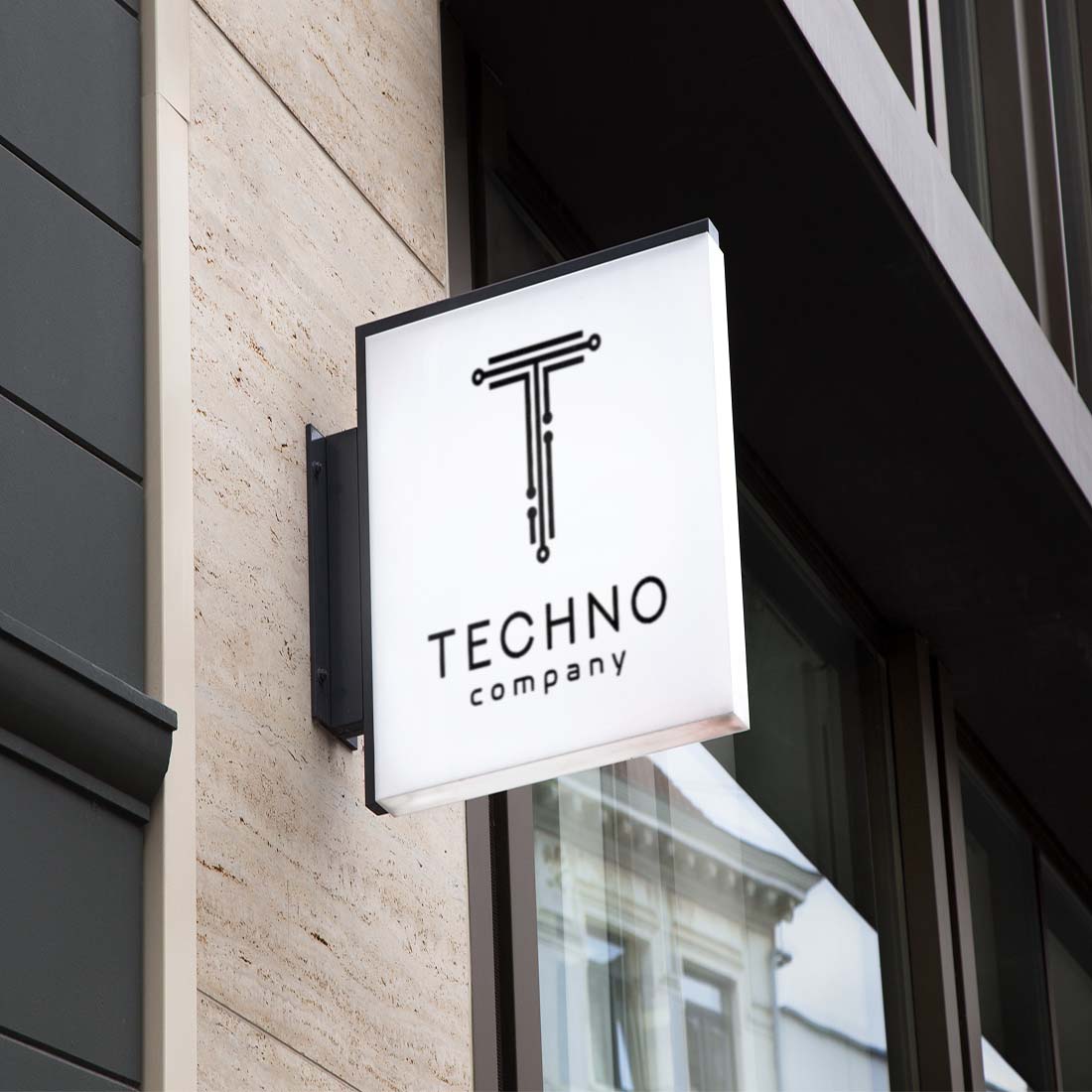 T Tech Logo – Modern and Minimalist Technology Logo Design preview image.