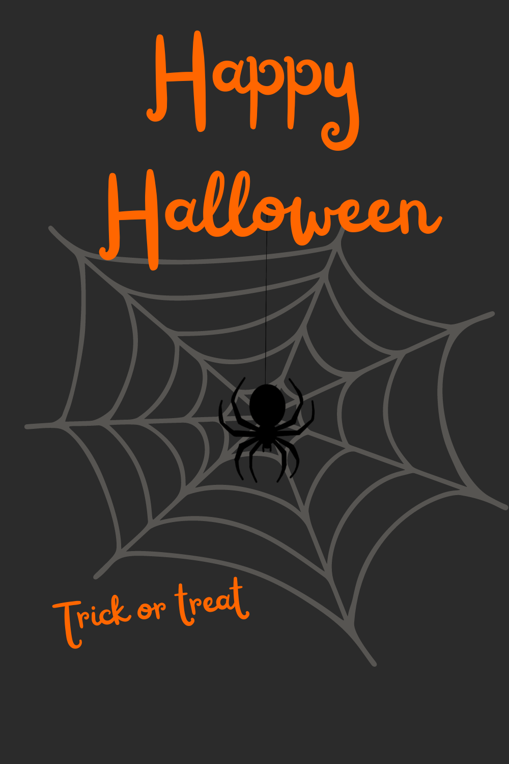 Happy Halloween pinterest preview image.