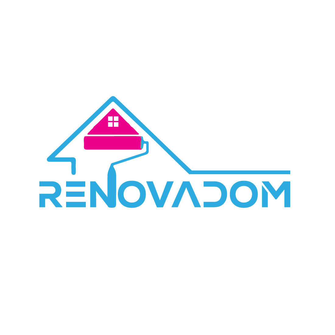 home paint logo or icon design vector image template 845