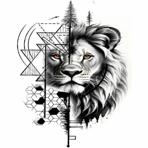 "Majestic Lion: Strength and pride captured in a powerful logo" cover image.