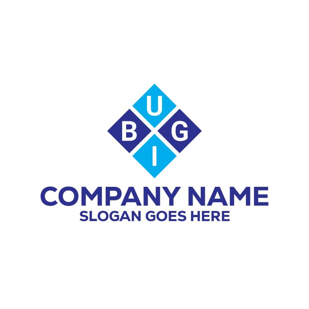 Initial Letter BUIG Logo or Icon Design Vector Image Template ...