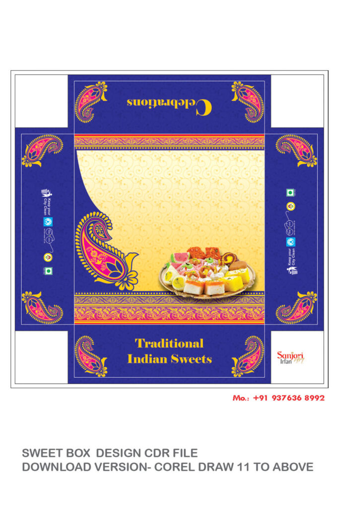 SWEET BOX DESIGN CDR FILE DOWNLOAD VERSION- COREL DRAW 11 TO ABOVE FULL ...