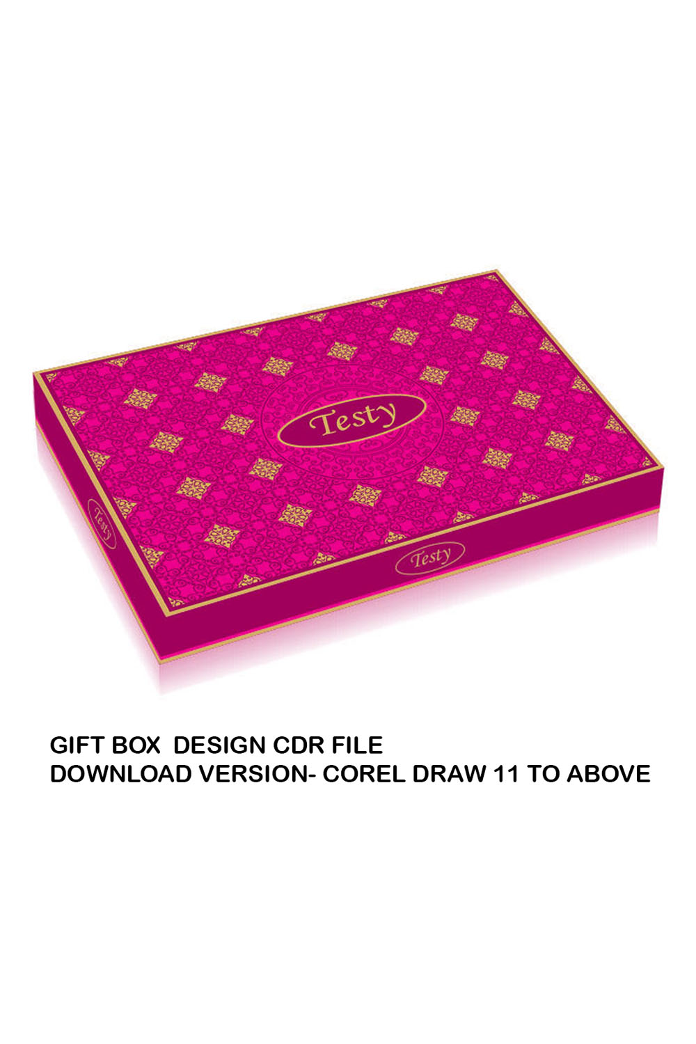 SWEET BOX DESIGN CDR FILE DOWNLOAD VERSION- COREL DRAW 11 TO ABOVE pinterest preview image.