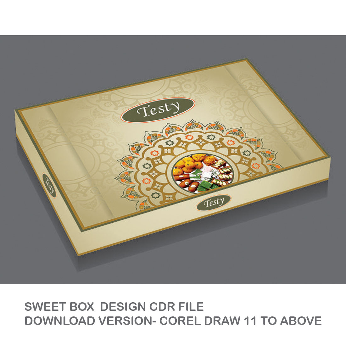 SWEET BOX DESIGN CDR FILE DOWNLOAD VERSION- COREL DRAW 11 TO ABOVE FULL EDITABLE WITH FONT preview image.