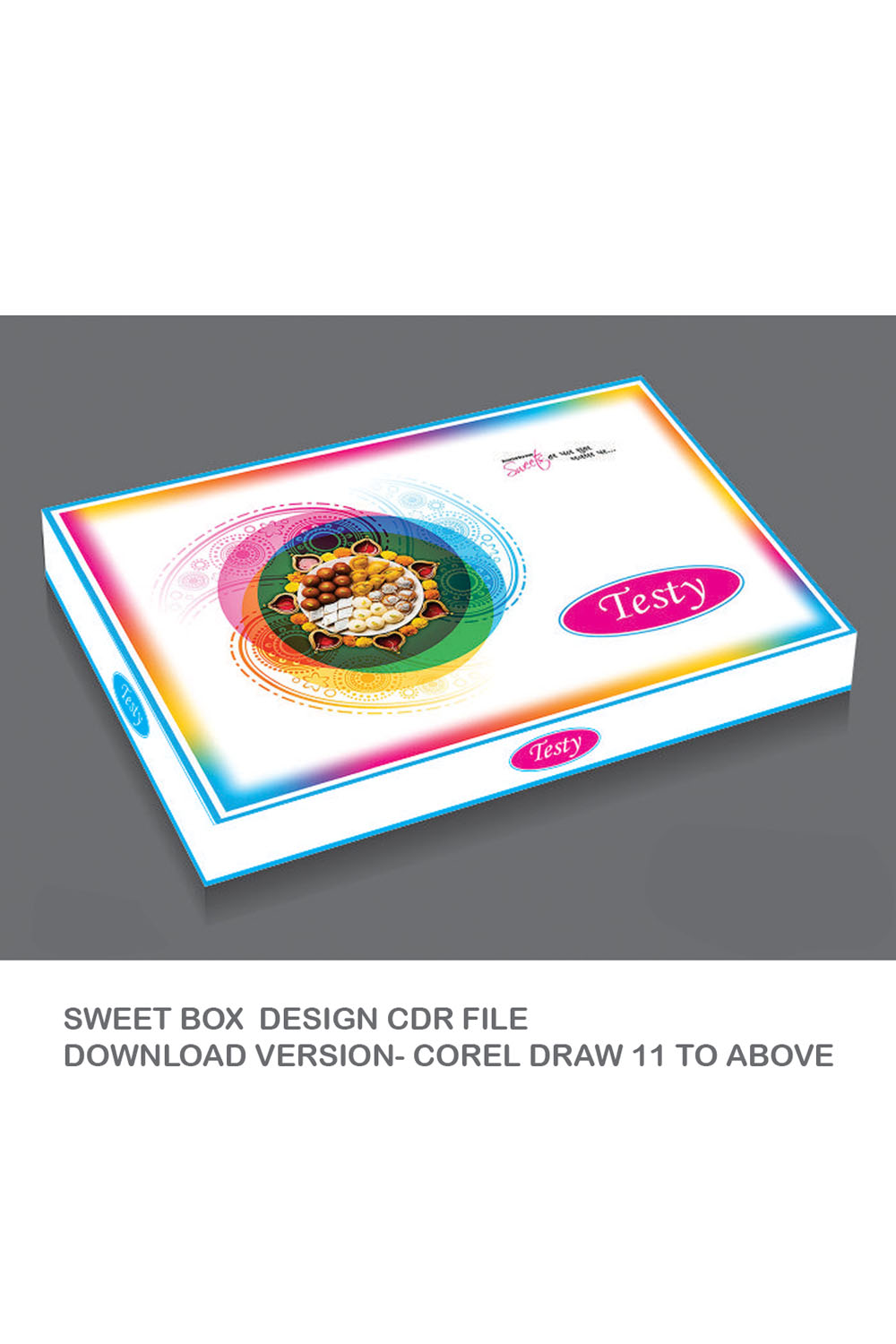 SWEET BOX DESIGN CDR FILE DOWNLOAD VERSION- COREL DRAW 11 TO ABOVE FULL EDITABLE WITH FONT pinterest preview image.