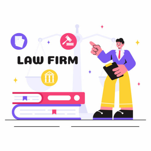 14 Law Firm Services Illustration cover image.