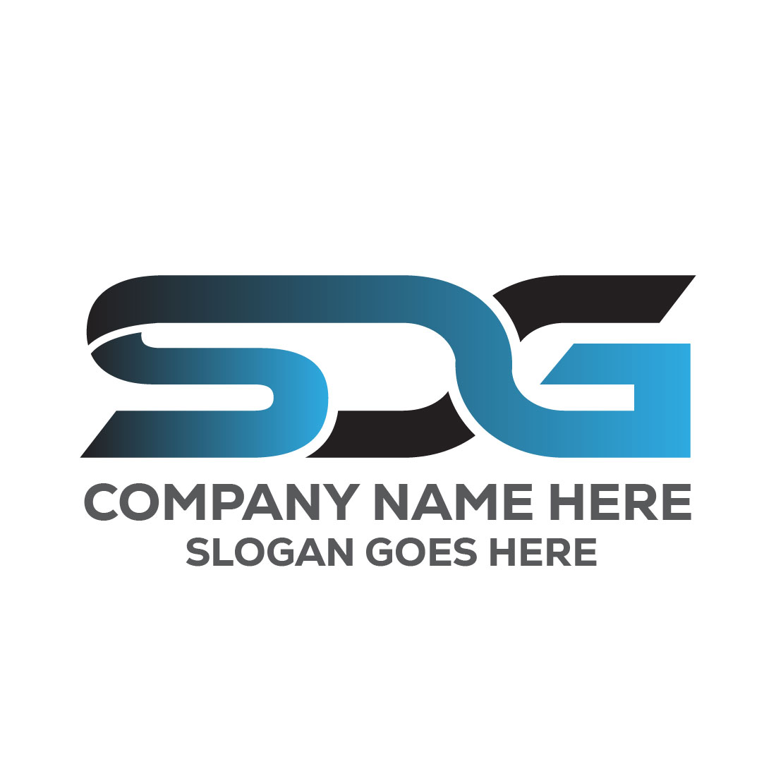 Letter SDG Logo or Icon Design Vector Image Template cover image.