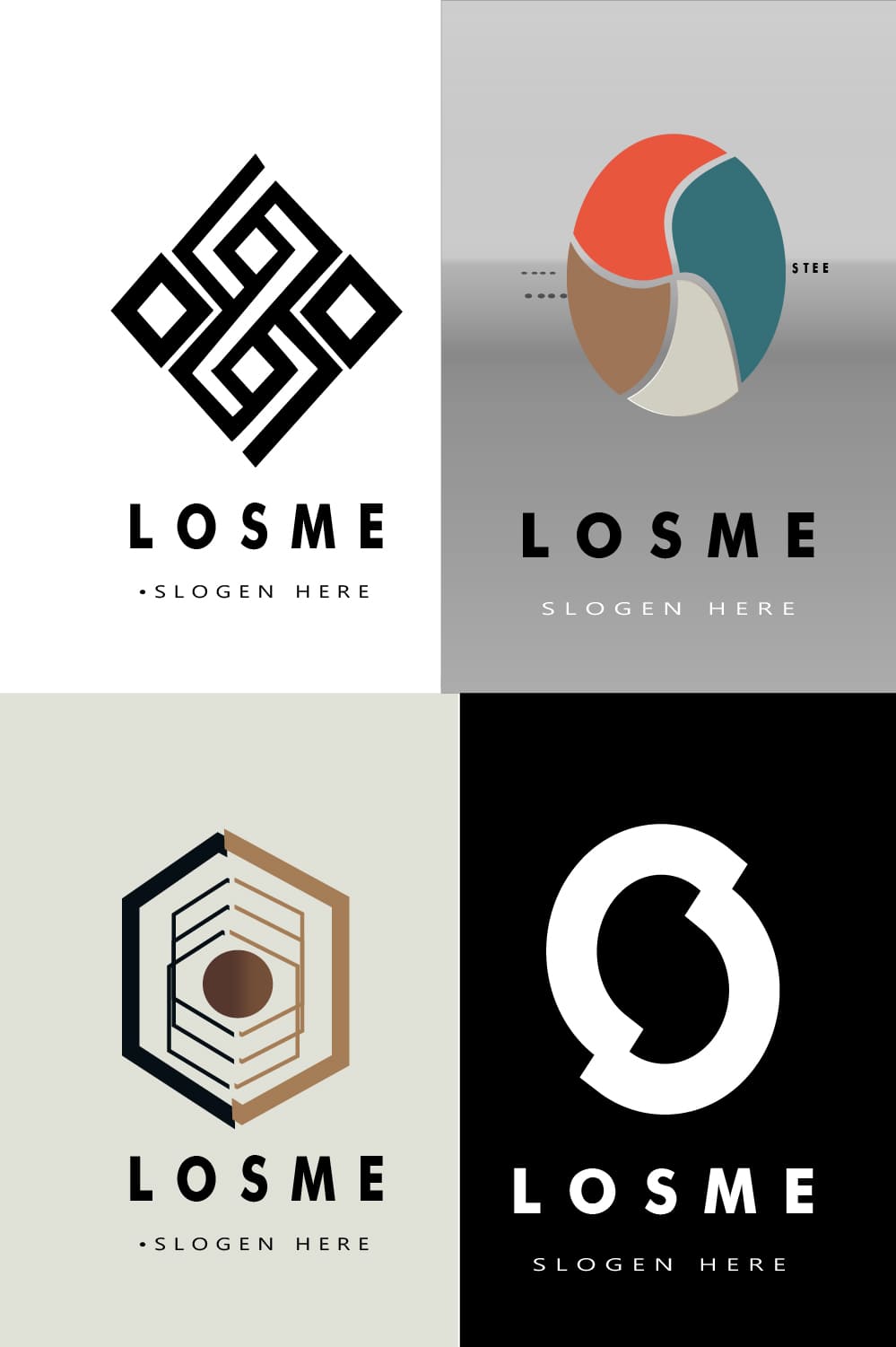 '' Minimalistic logo design logos '' pinterest preview image.