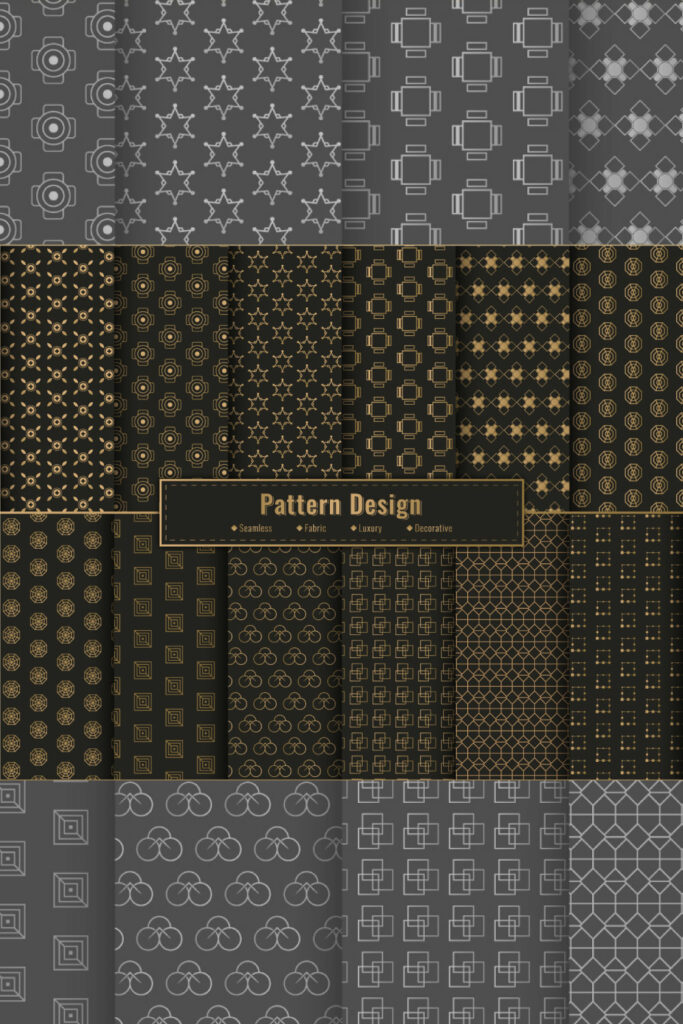 Seamless decorative luxury patterns design - MasterBundles