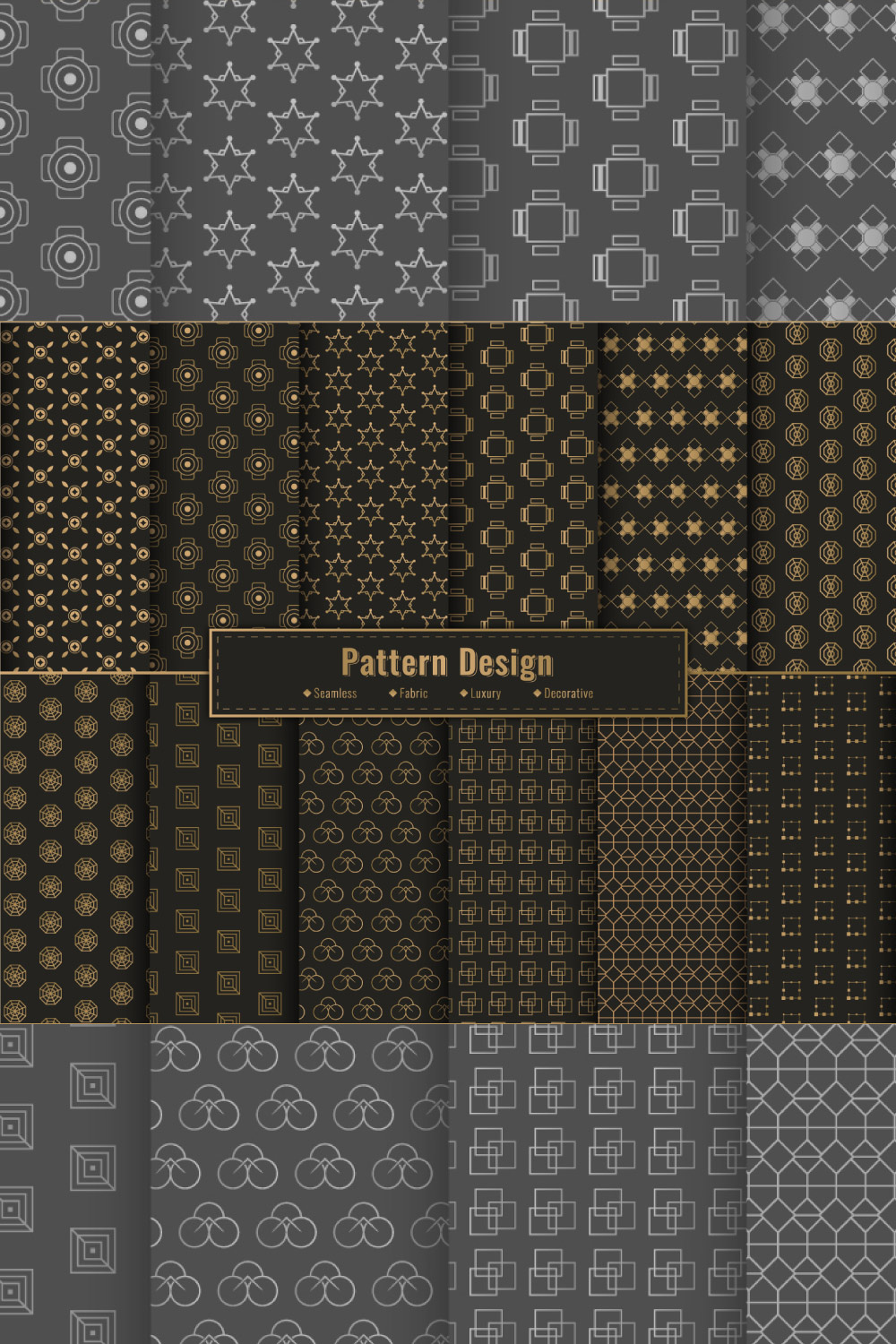 Seamless decorative luxury patterns design pinterest preview image.