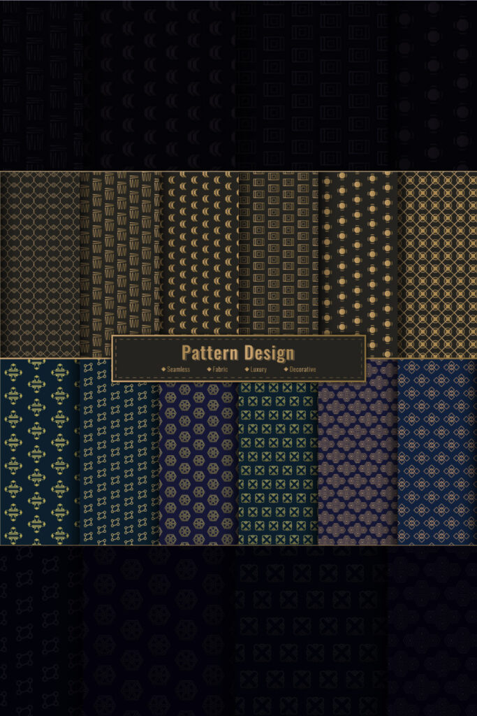 Luxury seamless pattern design collection - MasterBundles
