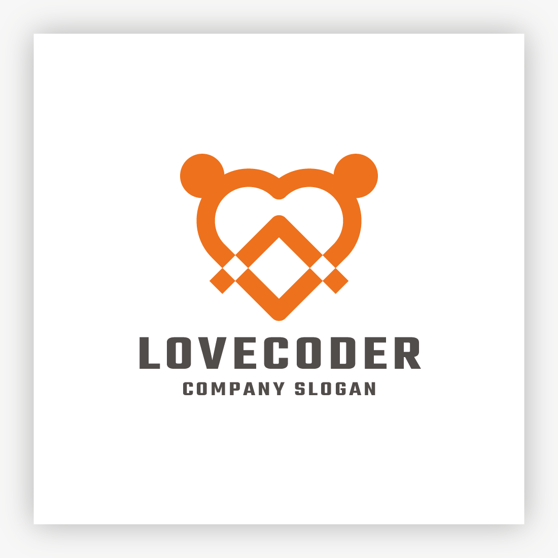 Love Coder Technologies Logo preview image.