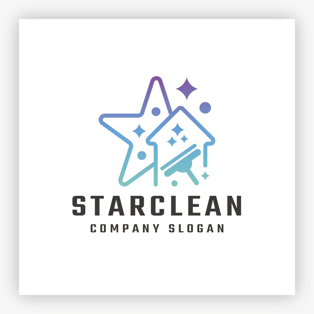 Star Clean Home Logo preview image.