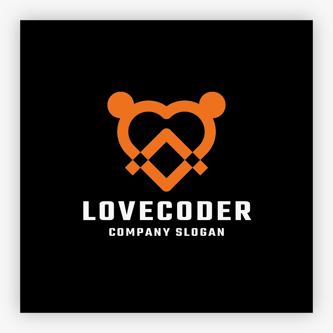 Love Coder Technologies Logo cover image.