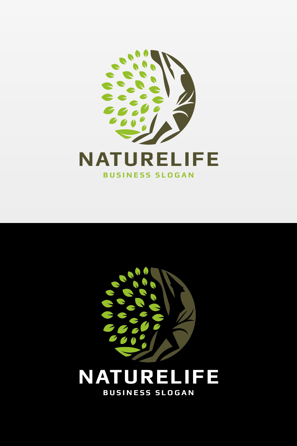 Women Nature Life Logo pinterest preview image.