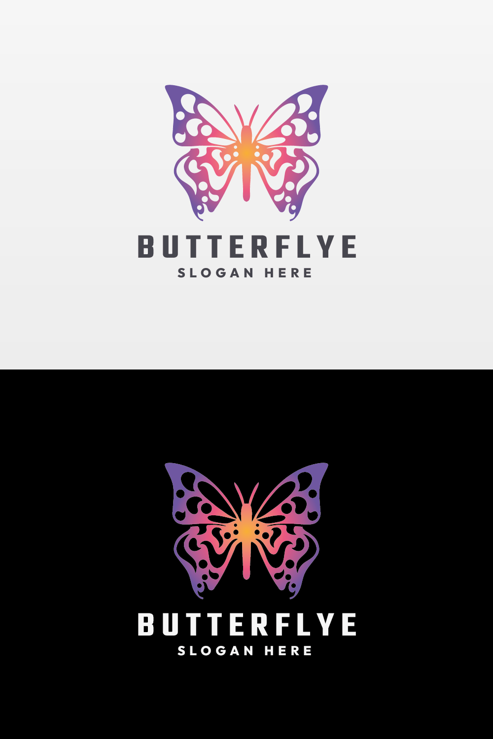 Butterflye Expansion Animal Logo pinterest preview image.