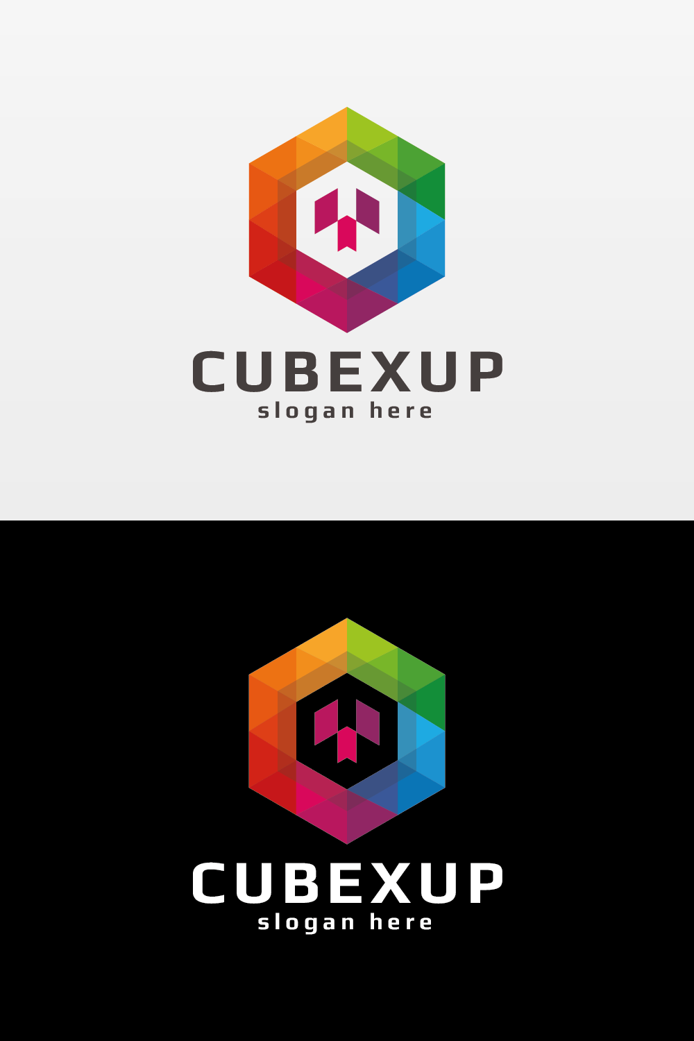 Cubic Box Technologies Logo pinterest preview image.