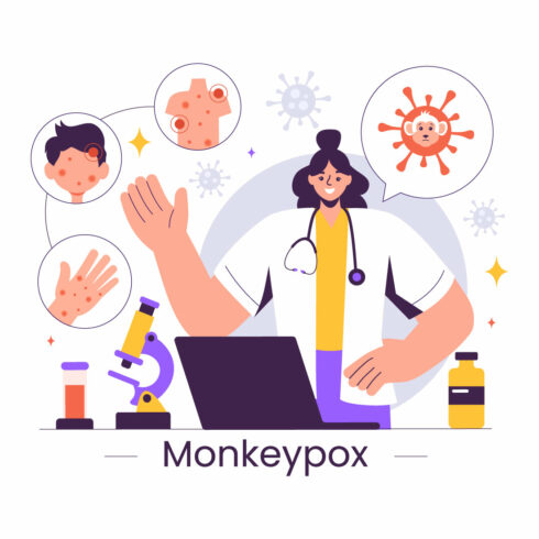 9 Monkeypox Outbreak Illustration cover image.