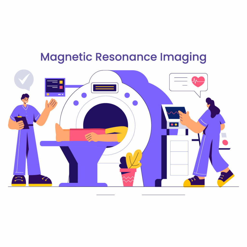 9 MRI or Magnetic Resonance Imaging Illustration - MasterBundles
