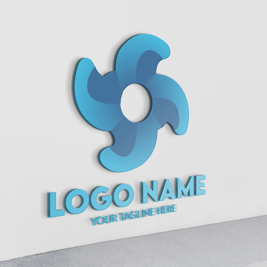 Modern Minimalist Tech Start-up Logo Design for Businesses With AI Chipset Sign, Professional Creative Artificial Intelligence Start-up Luxury Elegant Gradient Monogram Logo Design for Brands Companies preview image.