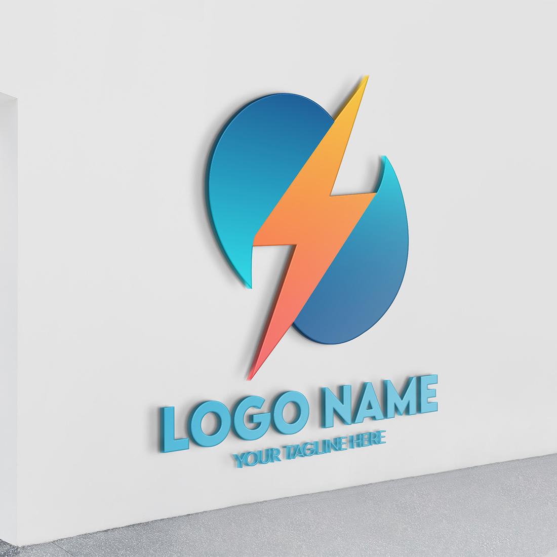 Modern Minimalist Tech Start-up Logo Design for Businesses With AI Chipset Sign, Professional Creative Artificial Intelligence Start-up Luxury Elegant Gradient Monogram Logo Design for Brands Companies preview image.