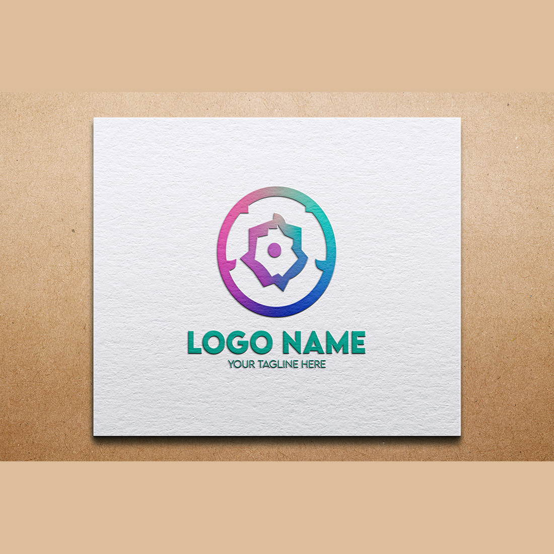 Modern Minimalist Tech Start-up Logo Design for Businesses With AI Chipset Sign, Professional Creative Artificial Intelligence Start-up Luxury Elegant Gradient Monogram Logo Design for Brands Companies preview image.