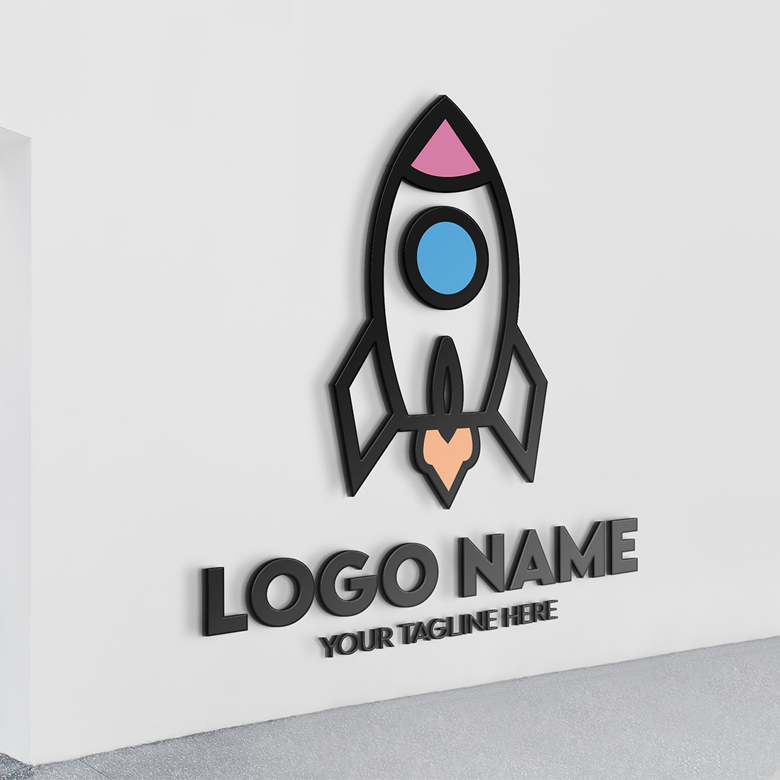 Modern Minimalist Tech Start-up Logo Design for Businesses With AI Chipset Sign, Professional Creative Artificial Intelligence Start-up Luxury Elegant Gradient Monogram Logo Design for Brands Companies preview image.