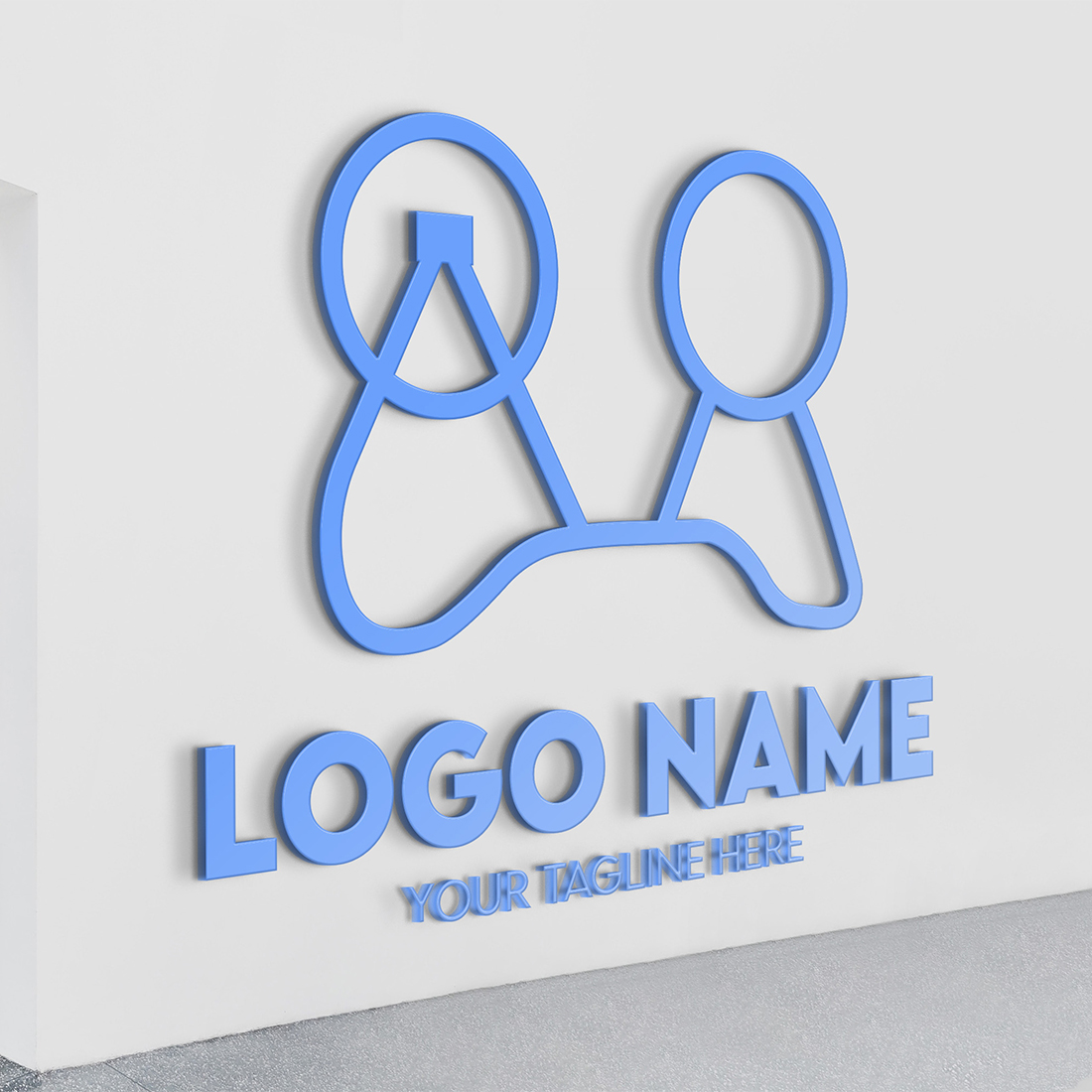 Modern Minimalist Tech Start-up Logo Design for Businesses With AI Chipset Sign, Professional Creative Artificial Intelligence Start-up Luxury Elegant Gradient Monogram Logo Design for Brands Companies preview image.