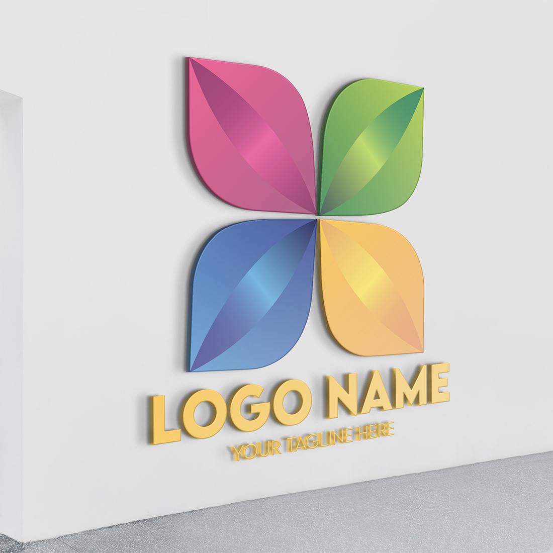 Modern Minimalist Tech Start-up Logo Design for Businesses With AI Chipset Sign, Professional Creative Artificial Intelligence Start-up Luxury Elegant Gradient Monogram Logo Design for Brands Companies preview image.