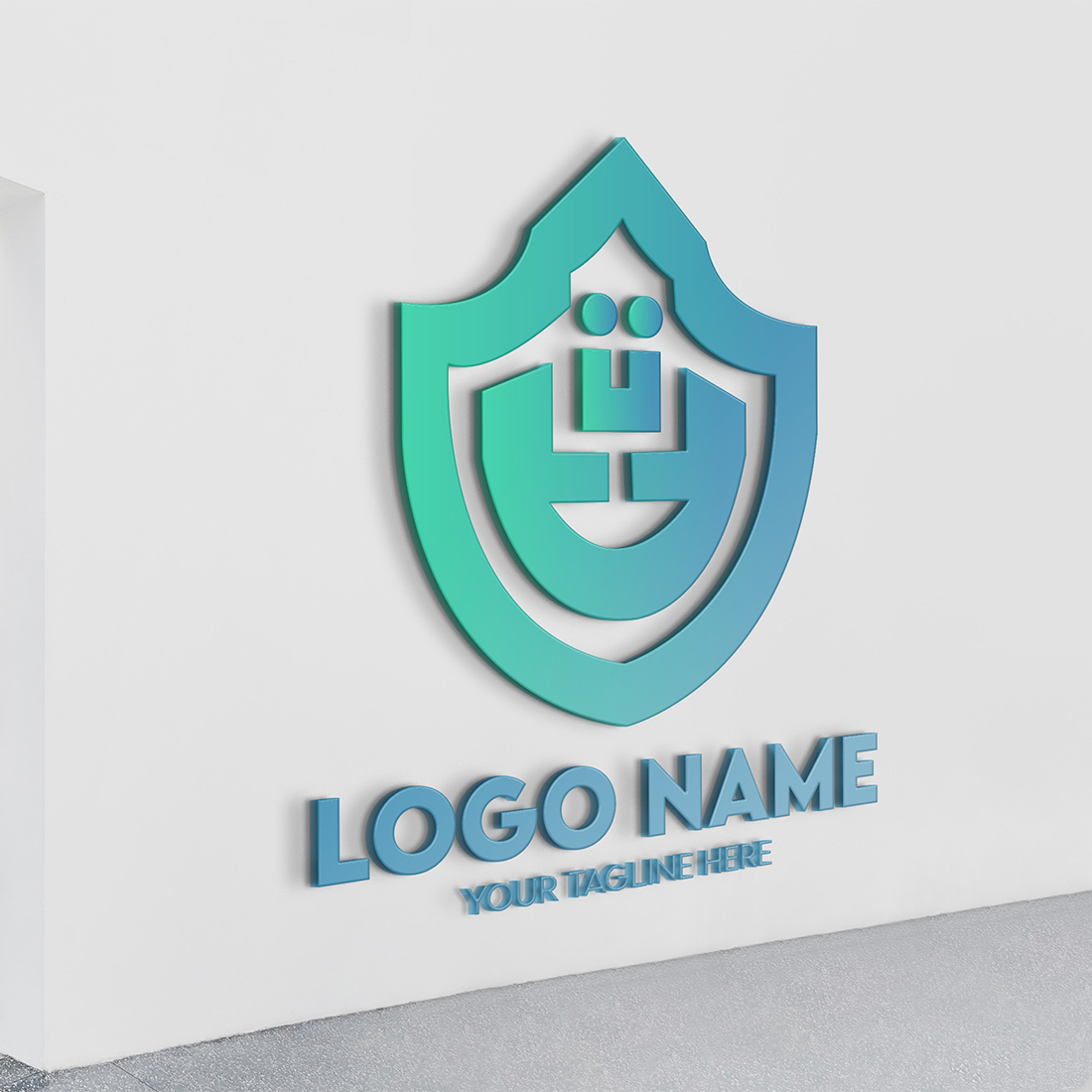 Modern Minimalist Tech Start-up Logo Design for Businesses With AI Chipset Sign, Professional Creative Artificial Intelligence Start-up Luxury Elegant Gradient Monogram Logo Design for Brands Companies preview image.