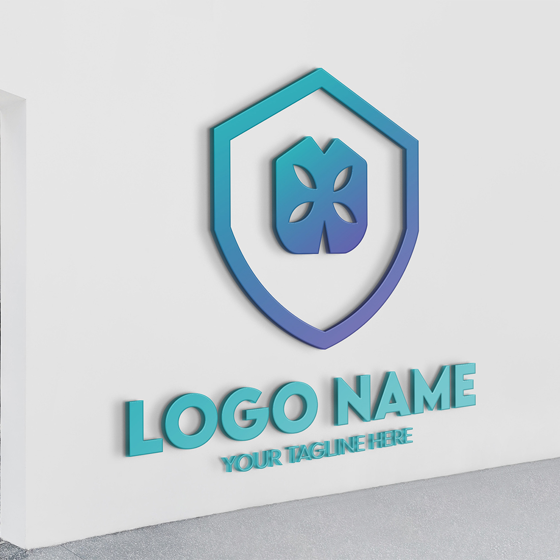 Modern Minimalist Tech Start-up Logo Design for Businesses With AI Chipset Sign, Professional Creative Artificial Intelligence Start-up Luxury Elegant Gradient Monogram Logo Design for Brands Companies preview image.