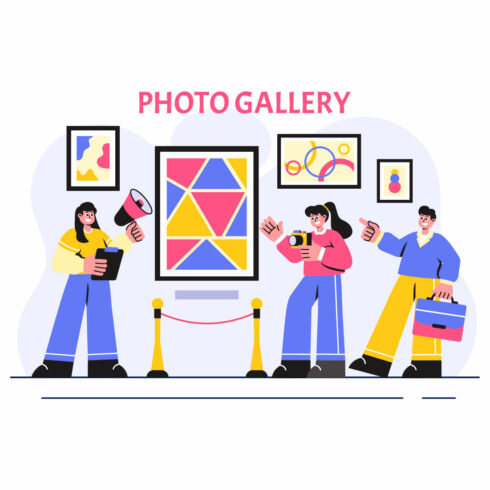 13 Photo Gallery Illustration cover image.