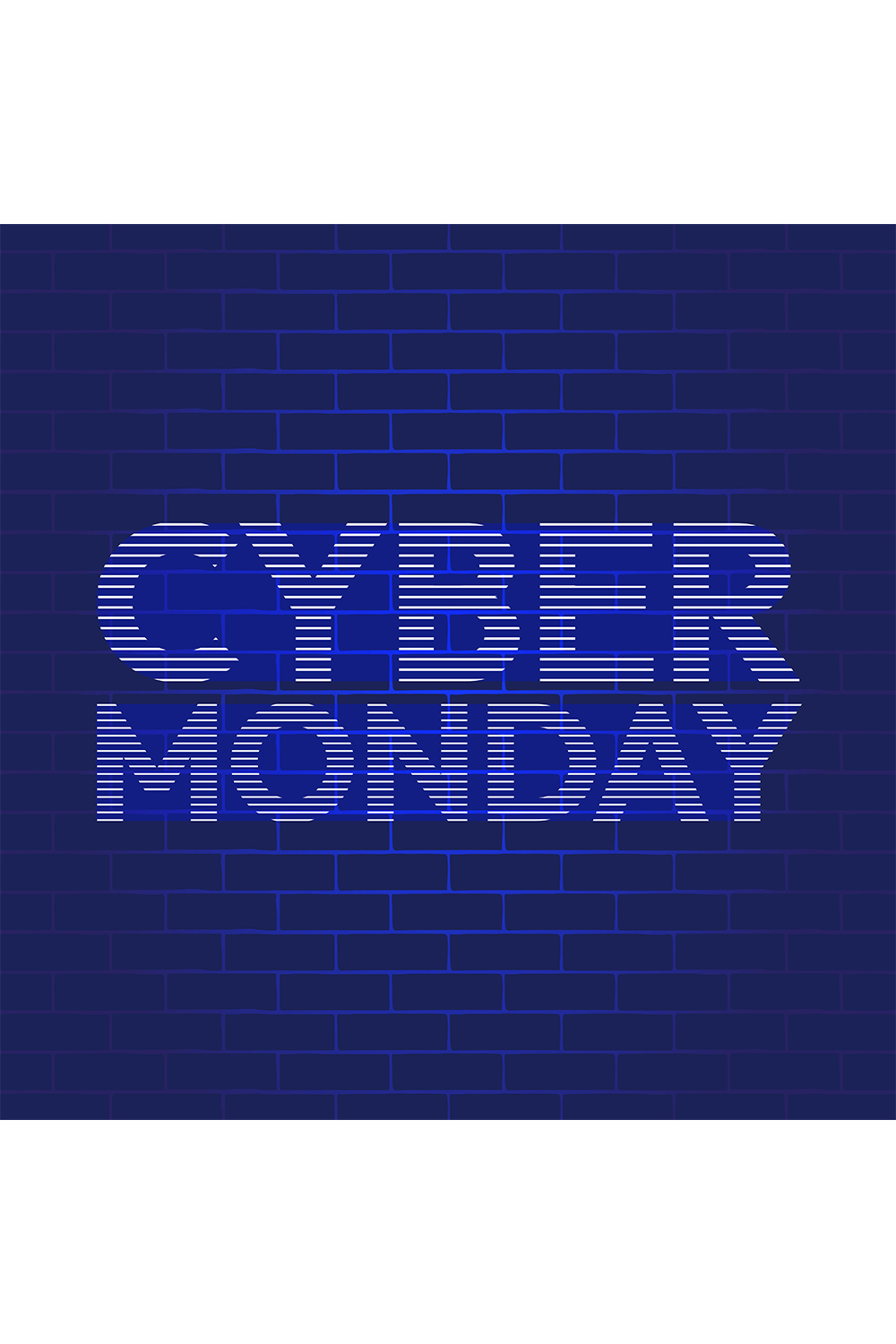 Cyber Monday pinterest preview image.