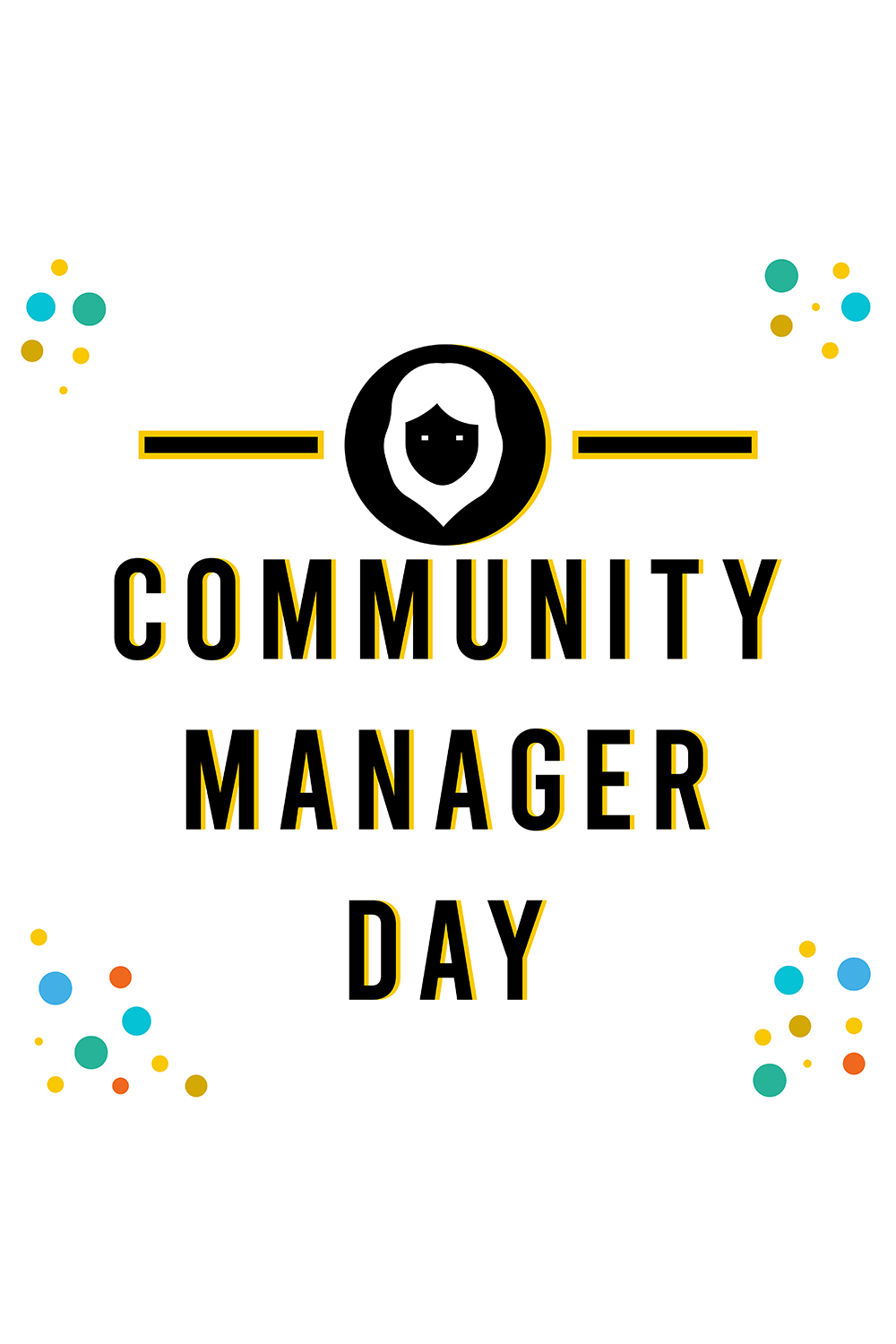 Community Manager Day pinterest preview image.