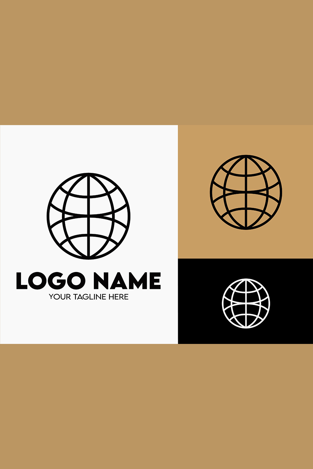 Modern Minimalist Tech Start-up Logo Design for Businesses With AI Chipset Sign, Professional Creative Artificial Intelligence Start-up Luxury Elegant Gradient Monogram Logo Design for Brands Companies pinterest preview image.