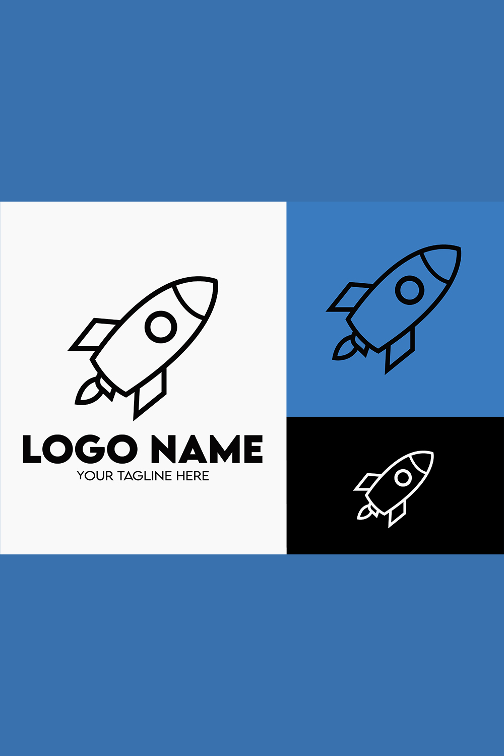 Modern Minimalist Tech Start-up Logo Design for Businesses With AI Chipset Sign, Professional Creative Artificial Intelligence Start-up Luxury Elegant Gradient Monogram Logo Design for Brands Companies pinterest preview image.