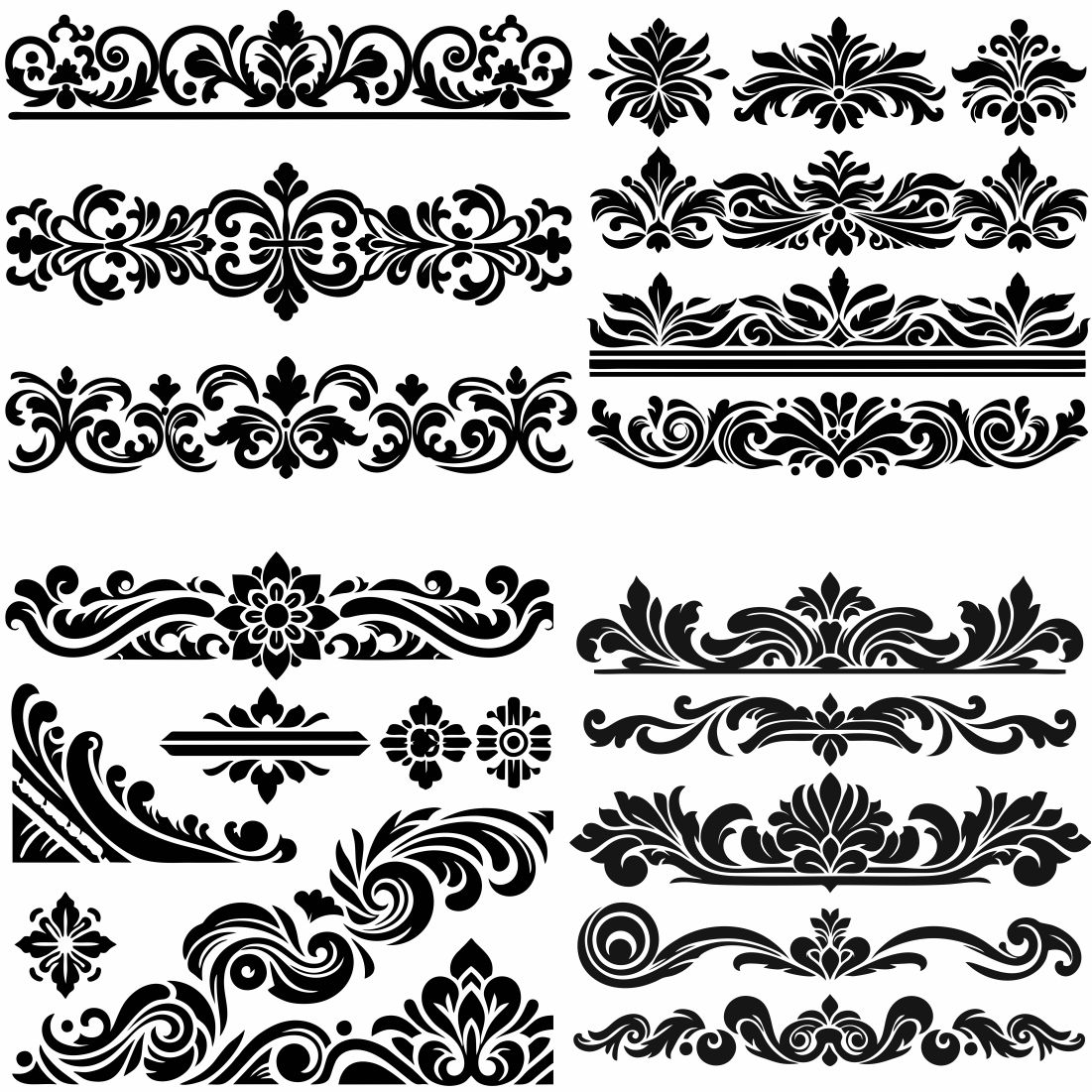 40 eps Files Classic Decorative Elements preview image.