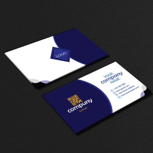 Corporate Business Card Template Design cover image.