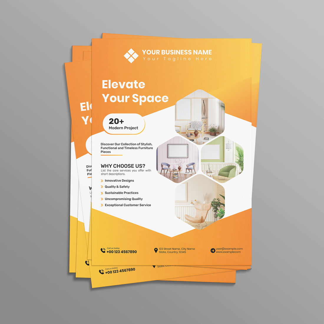 Real Estate Flyer Templates for Brokers and Agents preview image.