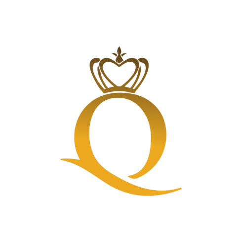 Queen Logo or Icon Design Vector Image Template cover image.