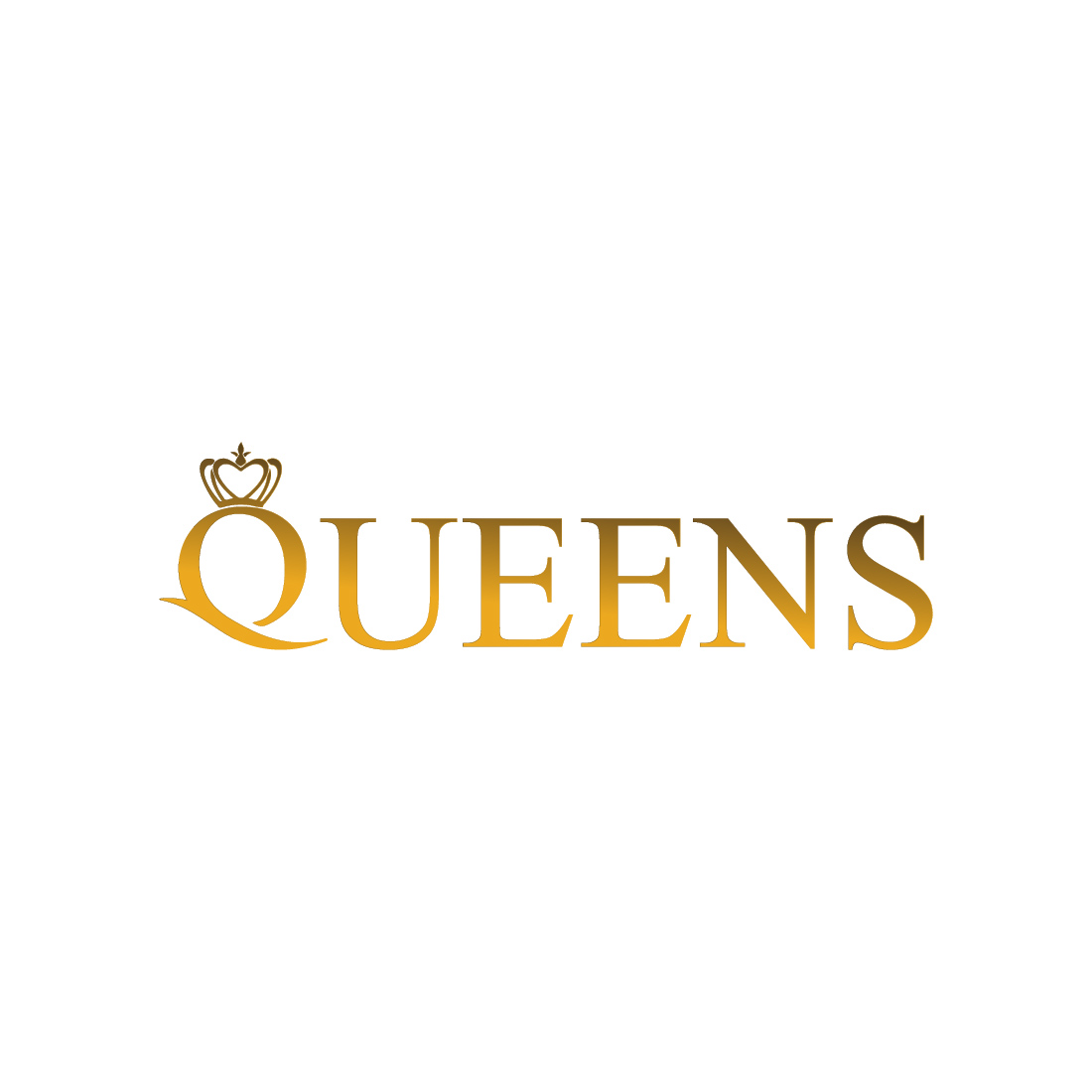 queen logo or icon design vector image template 641