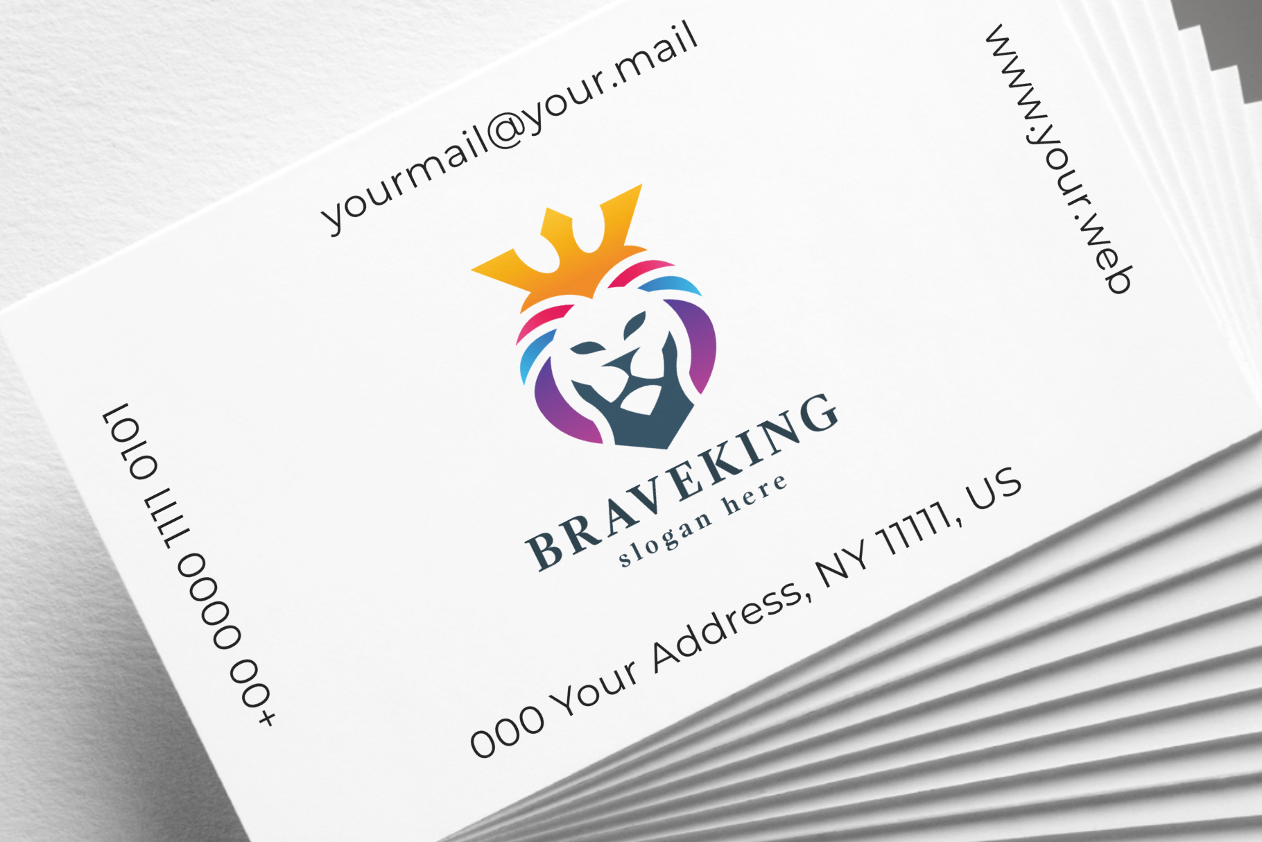 realistic business cards mockup 6 35