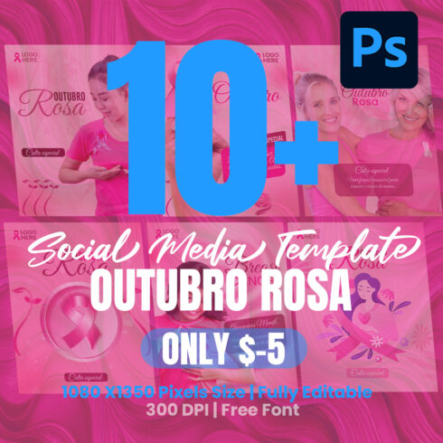 Social Media | Outubro Roda Template cover image.