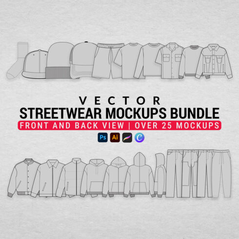 Streetwear Mockups Bundle cover image.