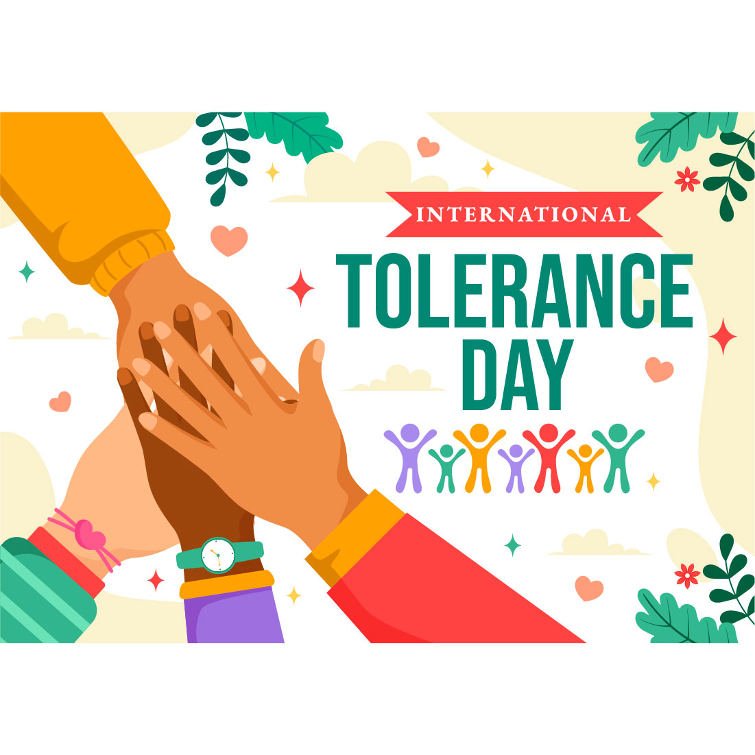 12 International Day of Tolerance Illustration preview image.