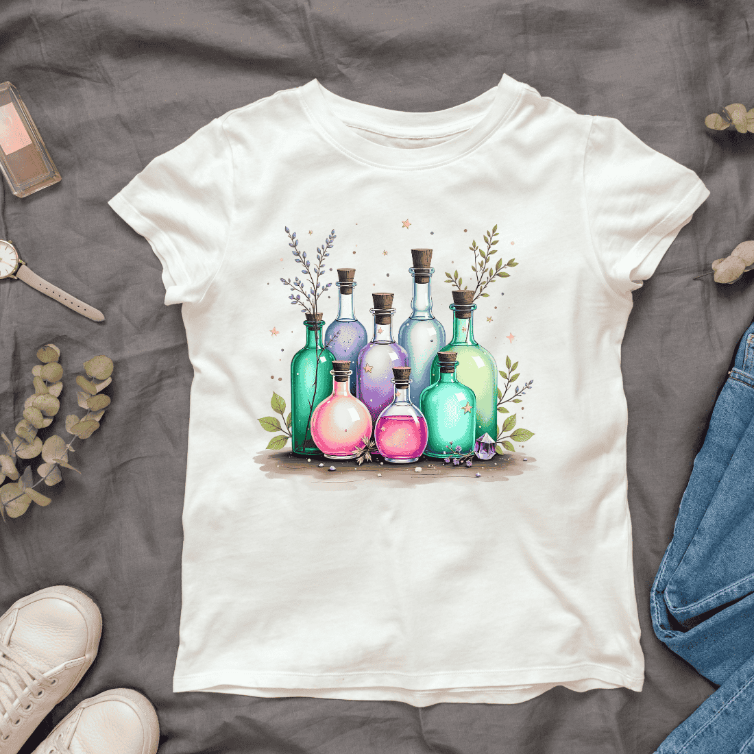 Witch's Brew T-Shirt Design cover image.