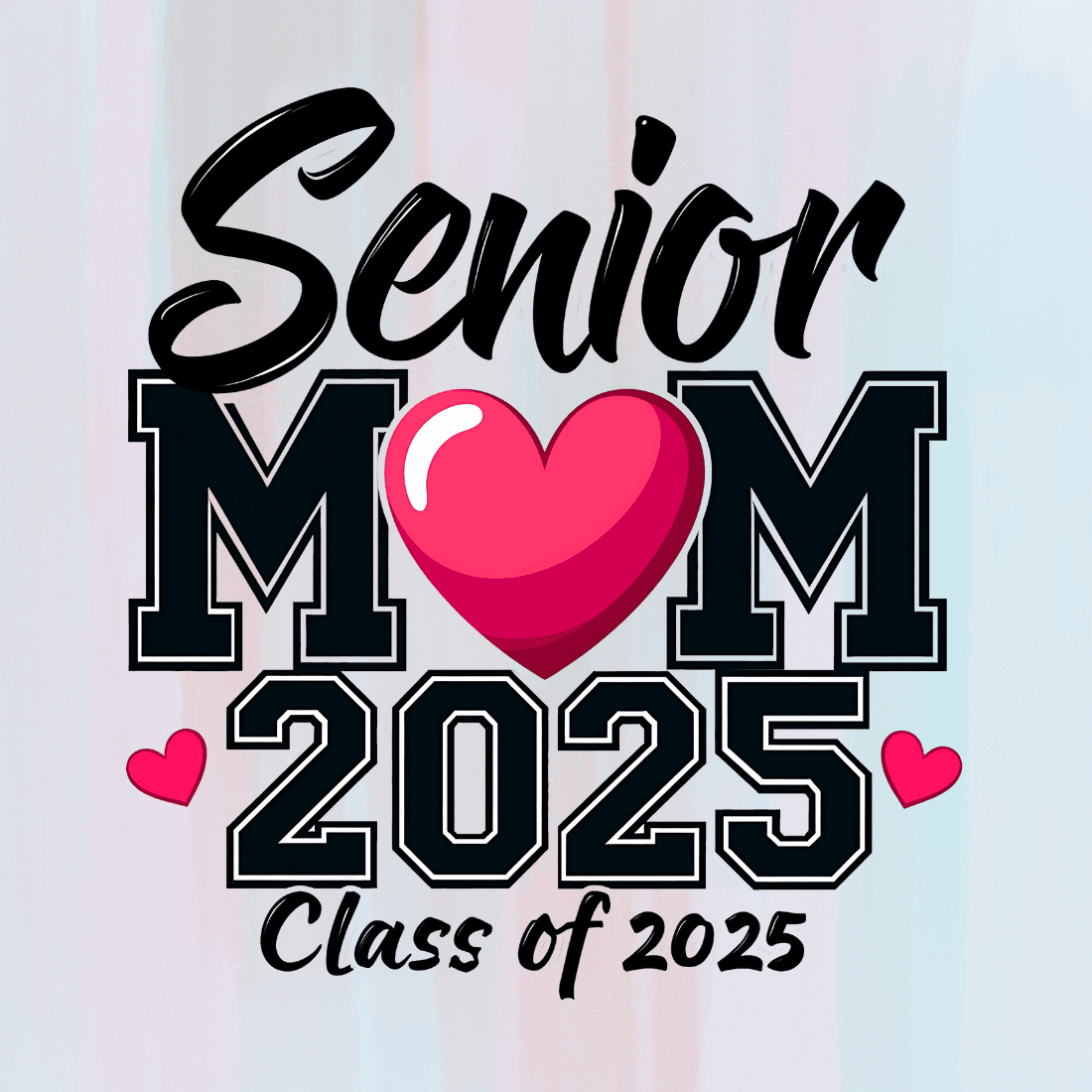 Graduation Mom T-shirt Design preview image.