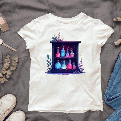 Herbal Potion T-Shirt Design cover image.